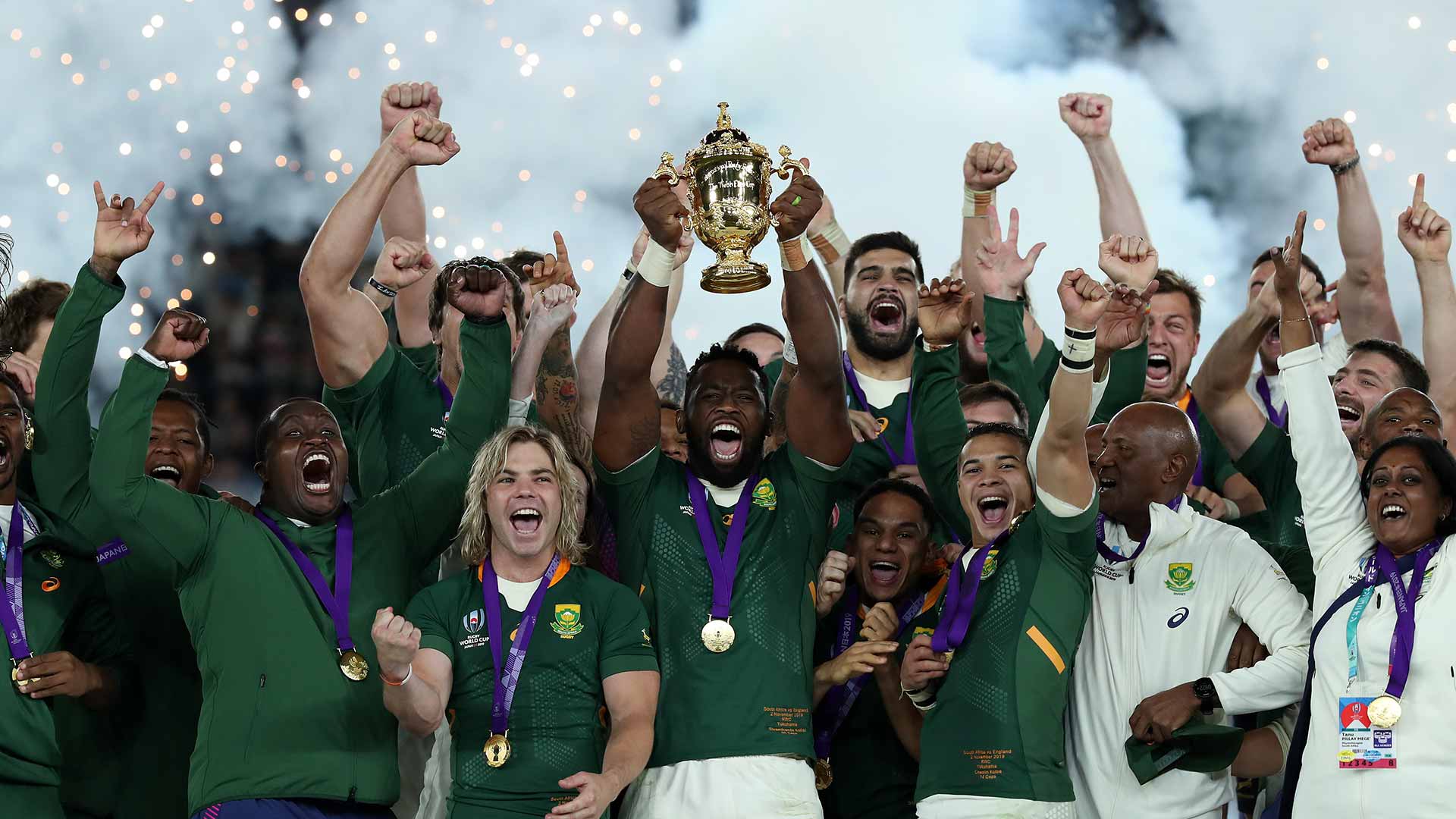 South African win the Rugby World Cup 2019