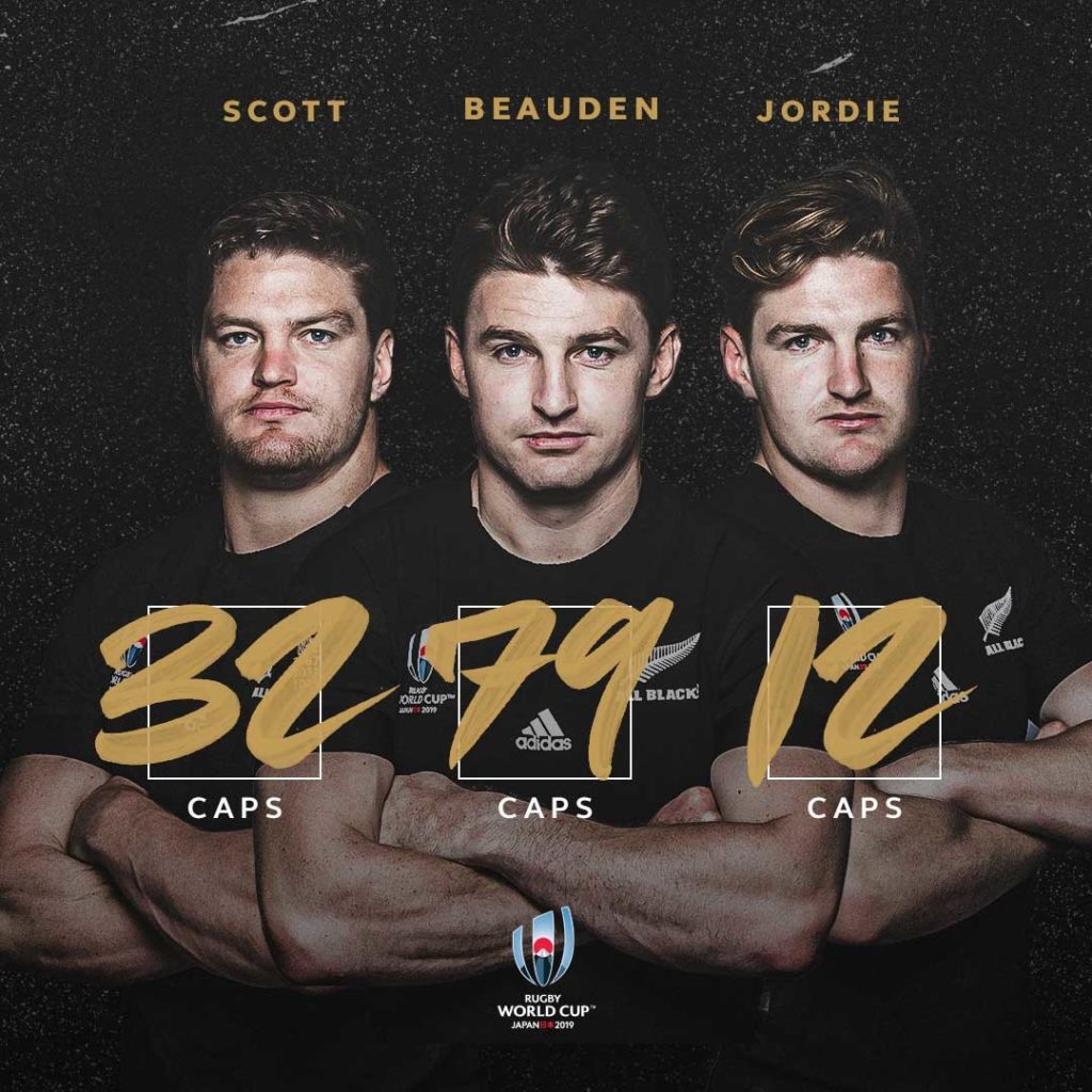 Stat graphic depicting the Barrett Brothers caps for the New Zealand All Blacks