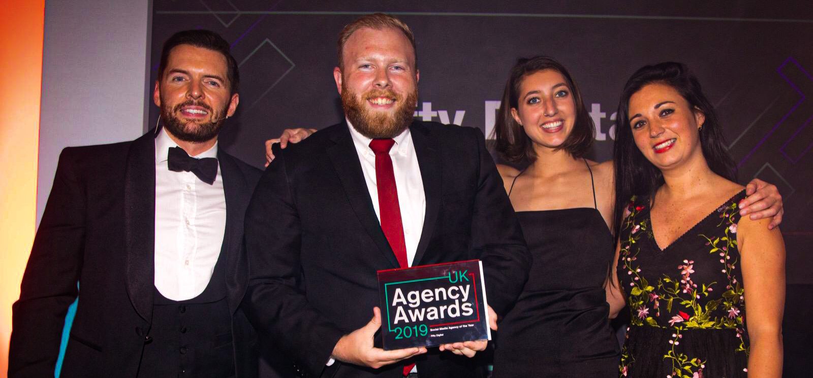 Max and Charlotte at UK Agency Awards 2019